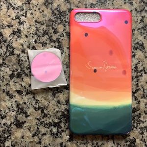 iPhone 8 Plus phone case - summer watermelon